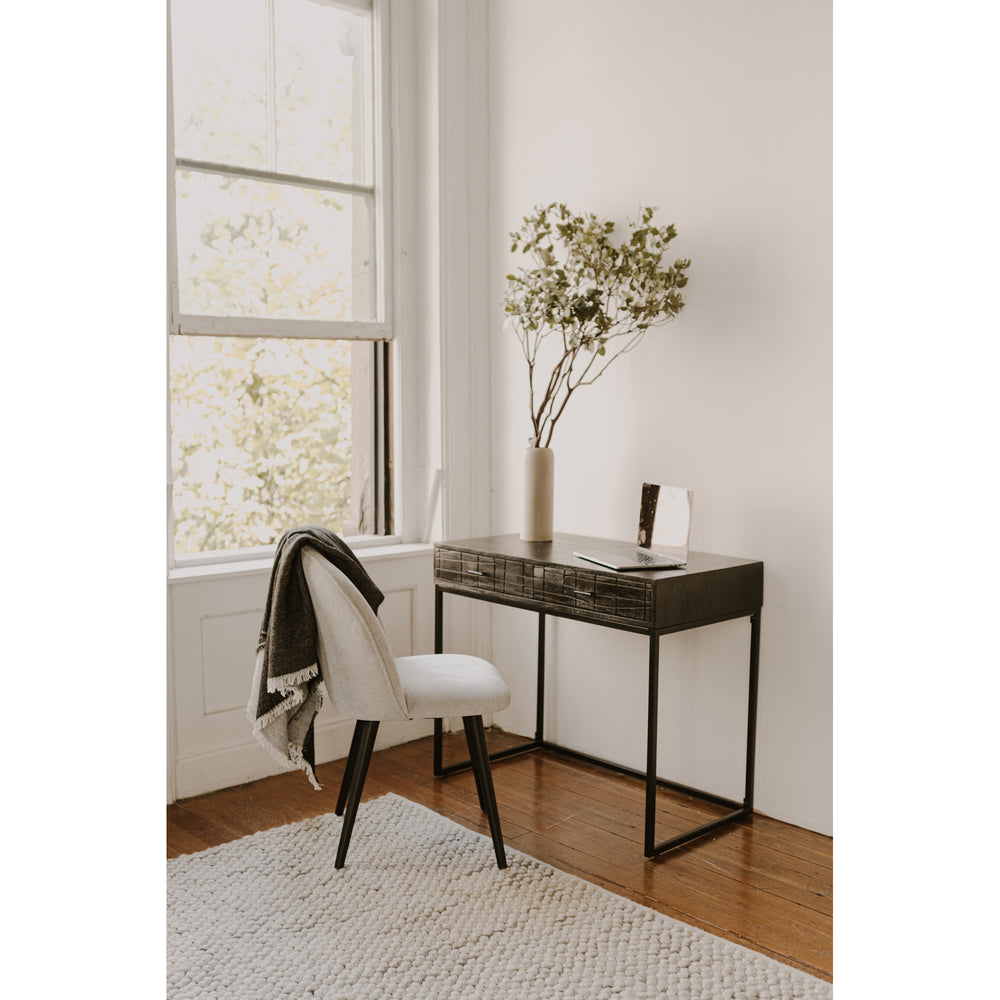 American Home Furniture | Moe's Home Collection - Clarissa Dining Chair Light Grey-Set Of Two