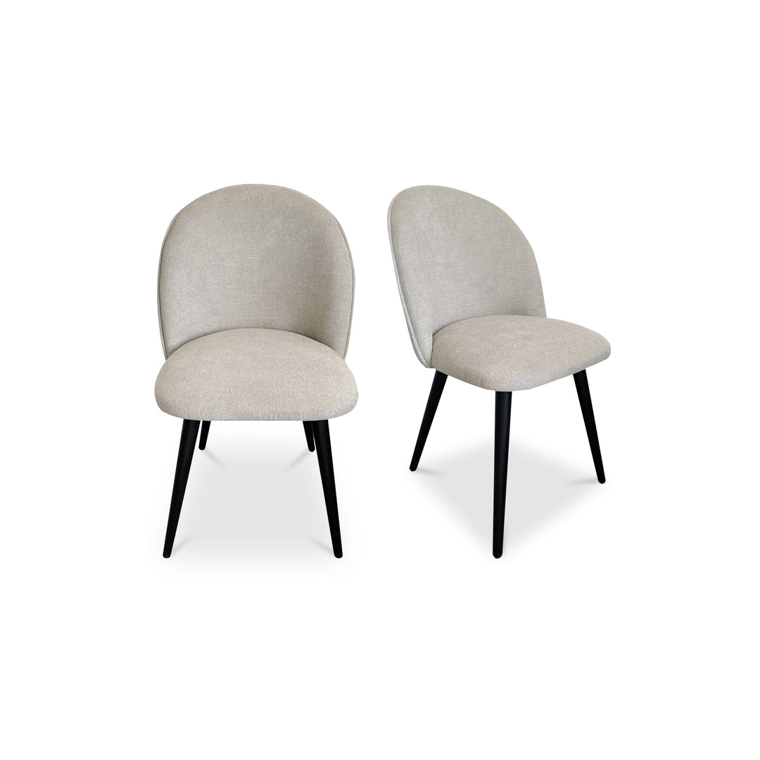 American Home Furniture | Moe's Home Collection - Clarissa Dining Chair Light Grey-Set Of Two