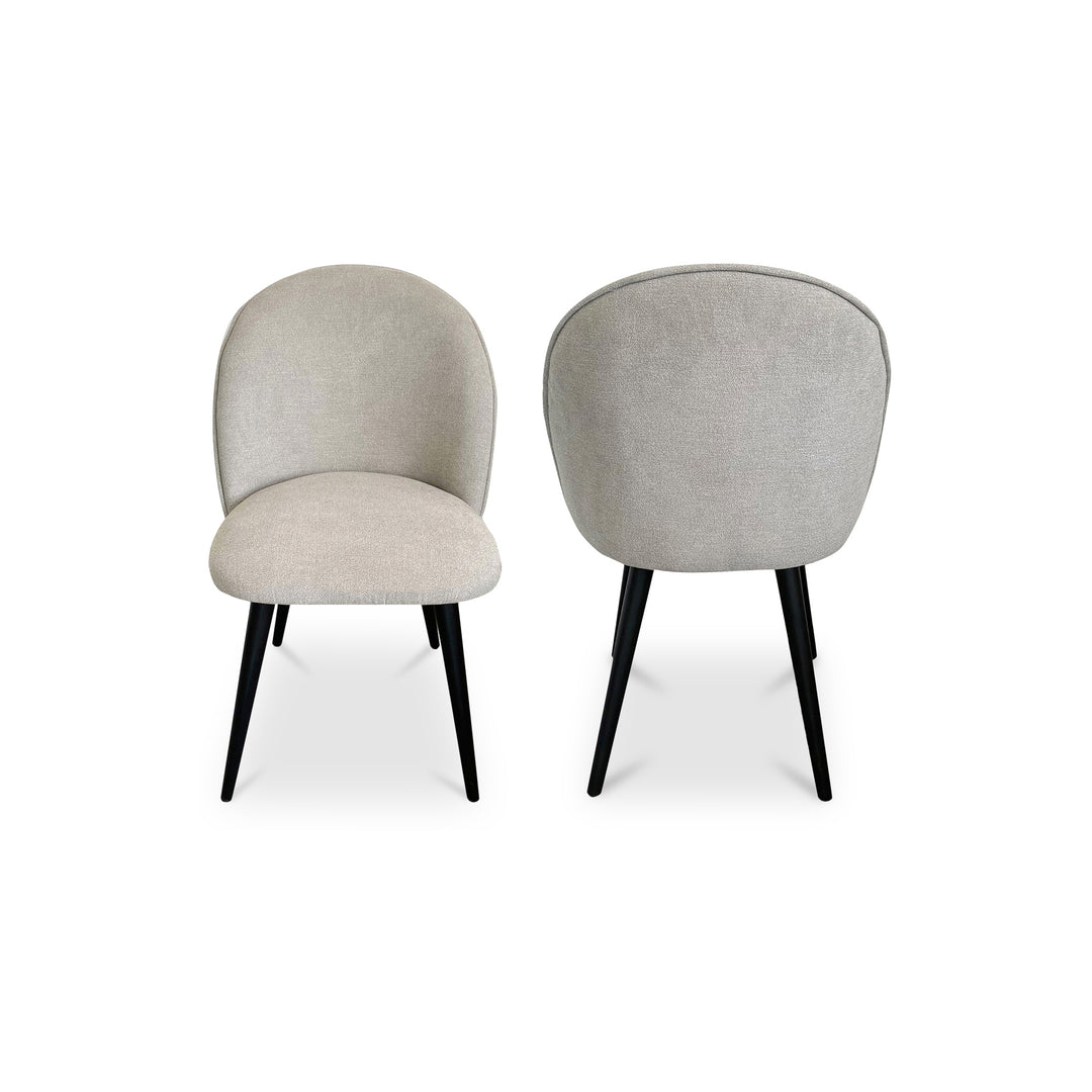 American Home Furniture | Moe's Home Collection - Clarissa Dining Chair Light Grey-Set Of Two