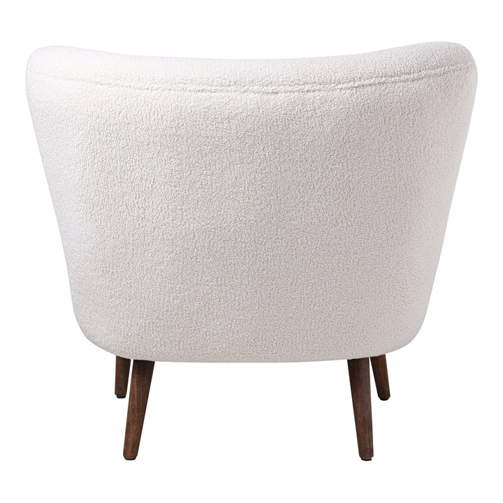 American Home Furniture | Moe's Home Collection - Margot Accent Chair Vegan Shearling Cream