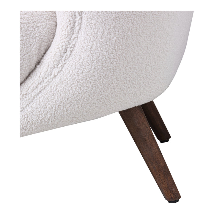 American Home Furniture | Moe's Home Collection - Margot Accent Chair Vegan Shearling Cream