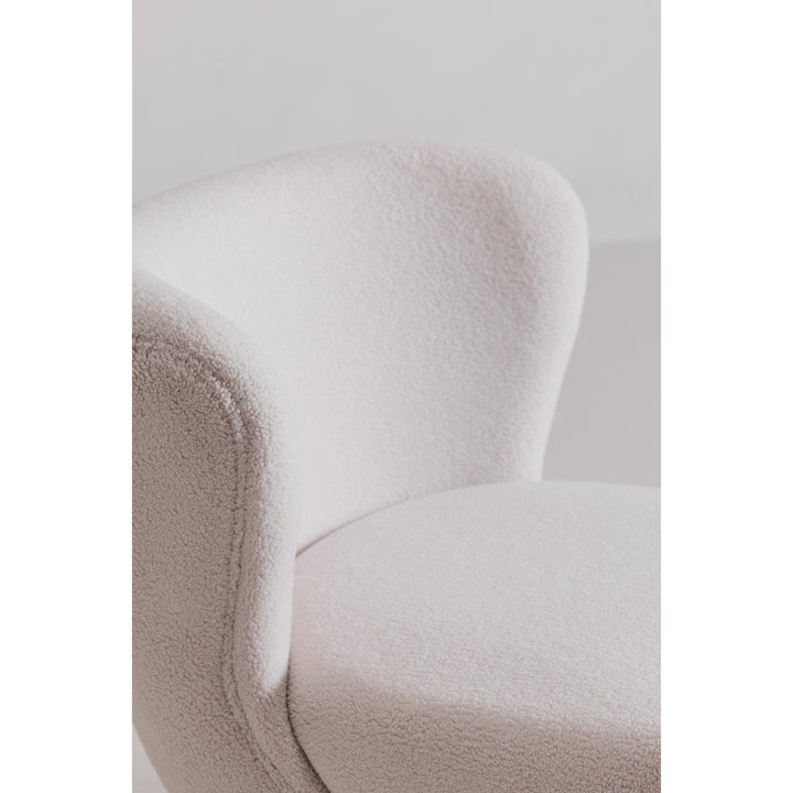 American Home Furniture | Moe's Home Collection - Margot Accent Chair Vegan Shearling Cream