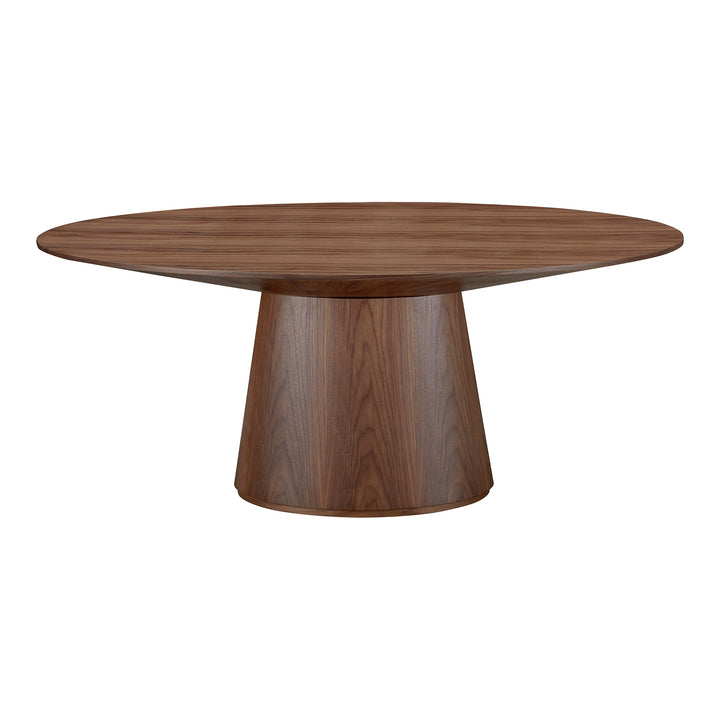 American Home Furniture | Moe's Home Collection - Otago Oval Dining Table Walnut