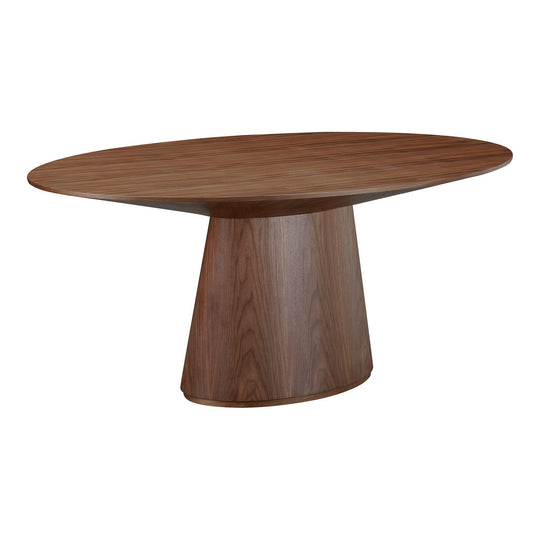 Moe's Home Collection - Otago Oval Dining Table Walnut - KC-1007-03-0 | American Home Furniture