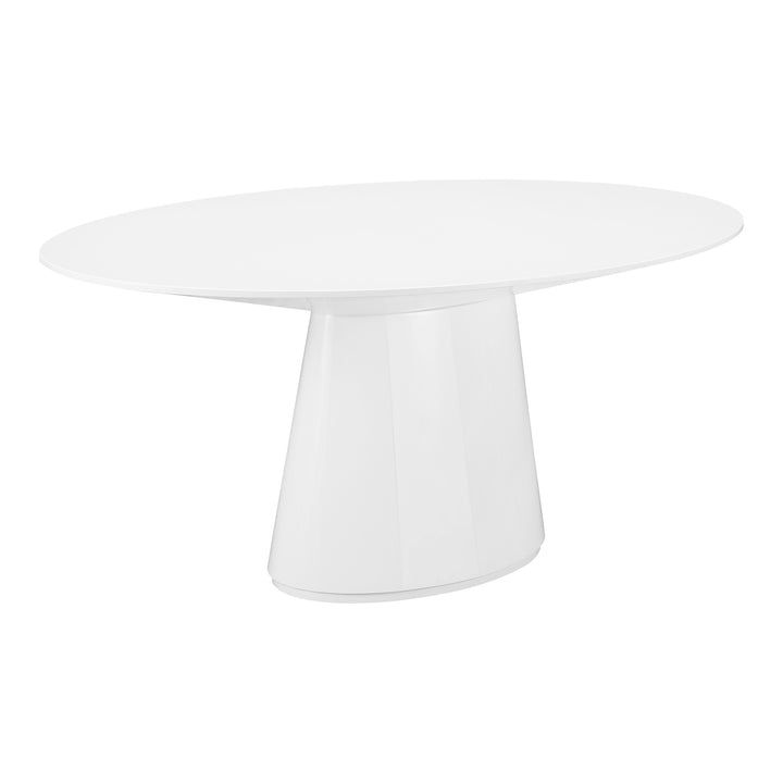 American Home Furniture | Moe's Home Collection - Otago Oval Dining Table White