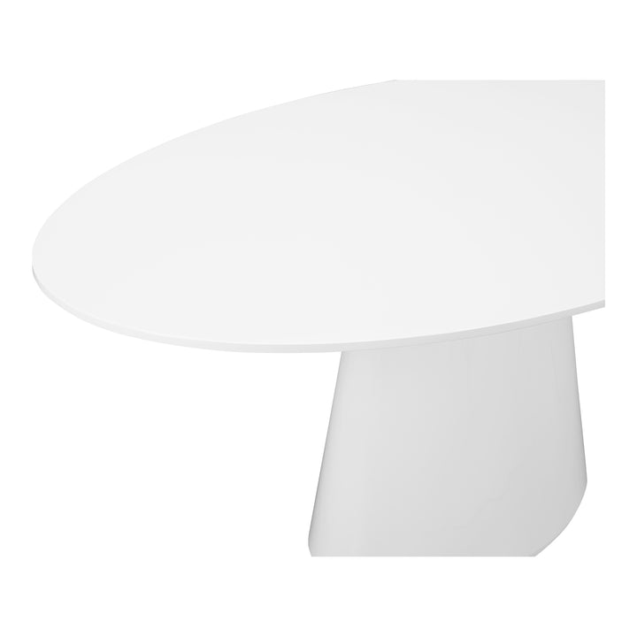 American Home Furniture | Moe's Home Collection - Otago Oval Dining Table White