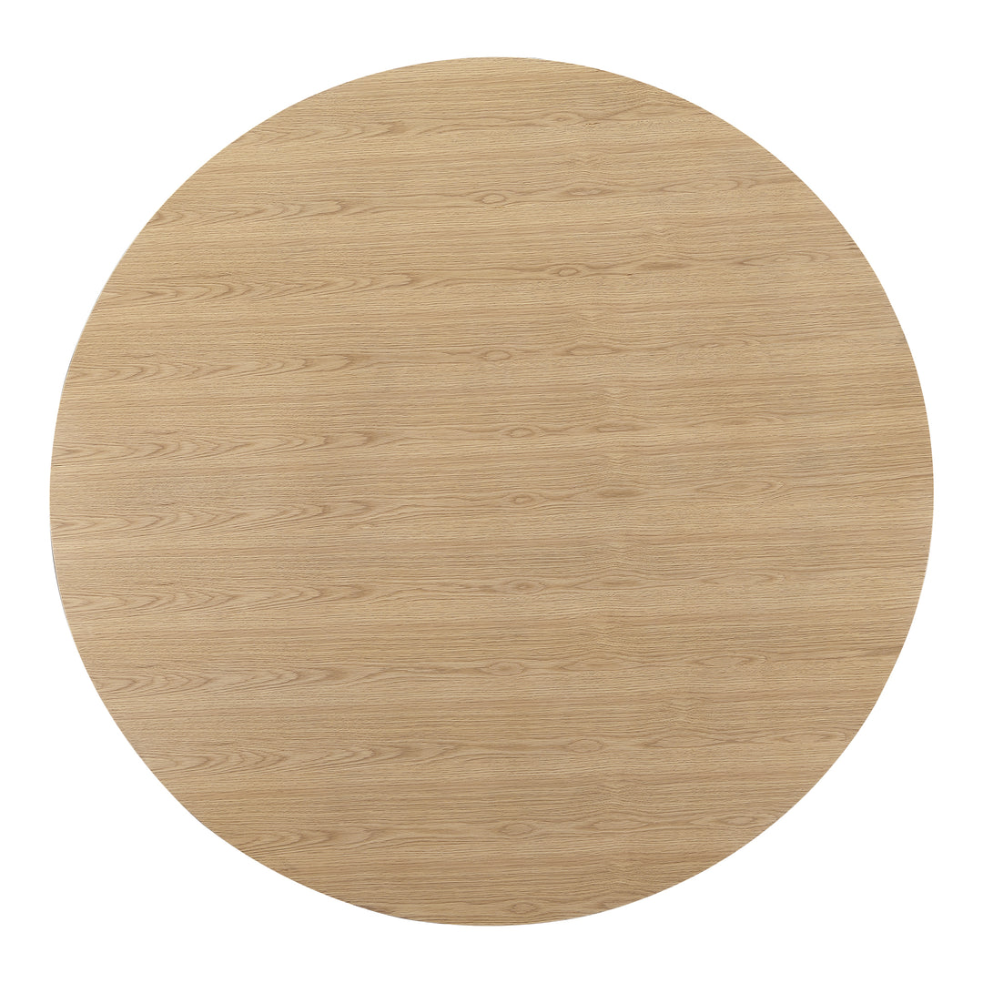 American Home Furniture | Moe's Home Collection - Otago Dining Table Round Oak