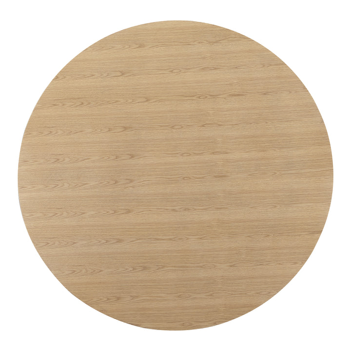 American Home Furniture | Moe's Home Collection - Otago Dining Table Round Oak