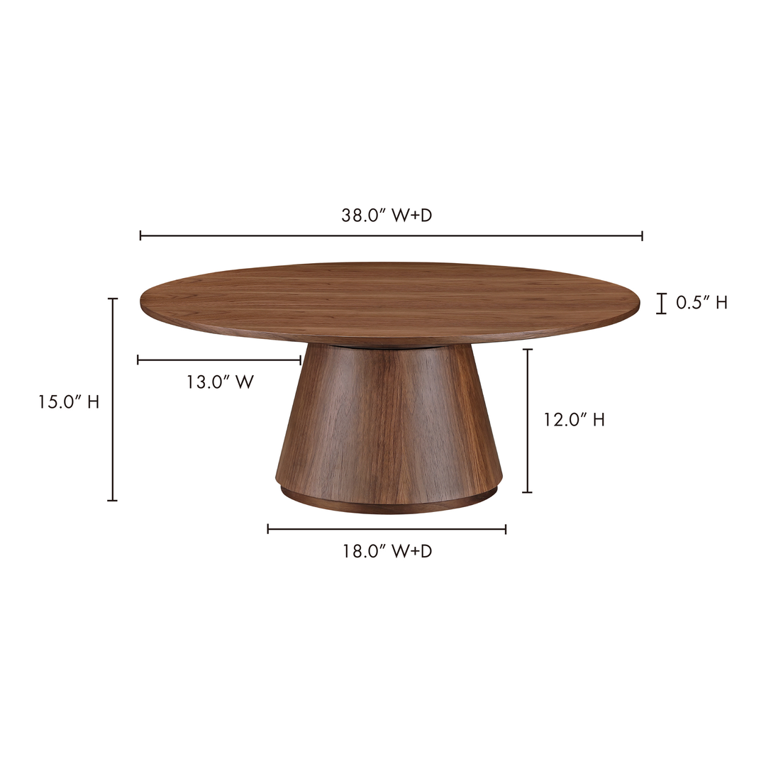 American Home Furniture | Moe's Home Collection - Otago Coffee Table Walnut