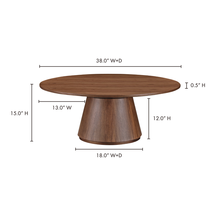 American Home Furniture | Moe's Home Collection - Otago Coffee Table Walnut