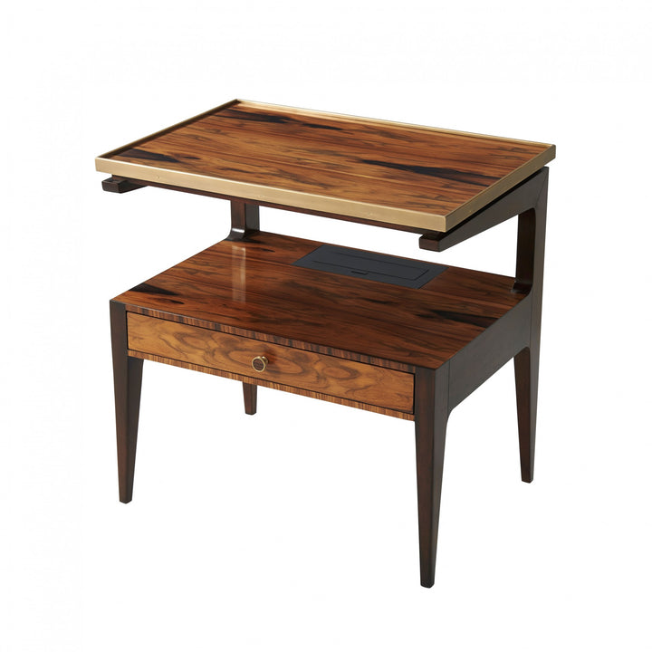 Smart Bedside Table - Theodore Alexander - AmericanHomeFurniture