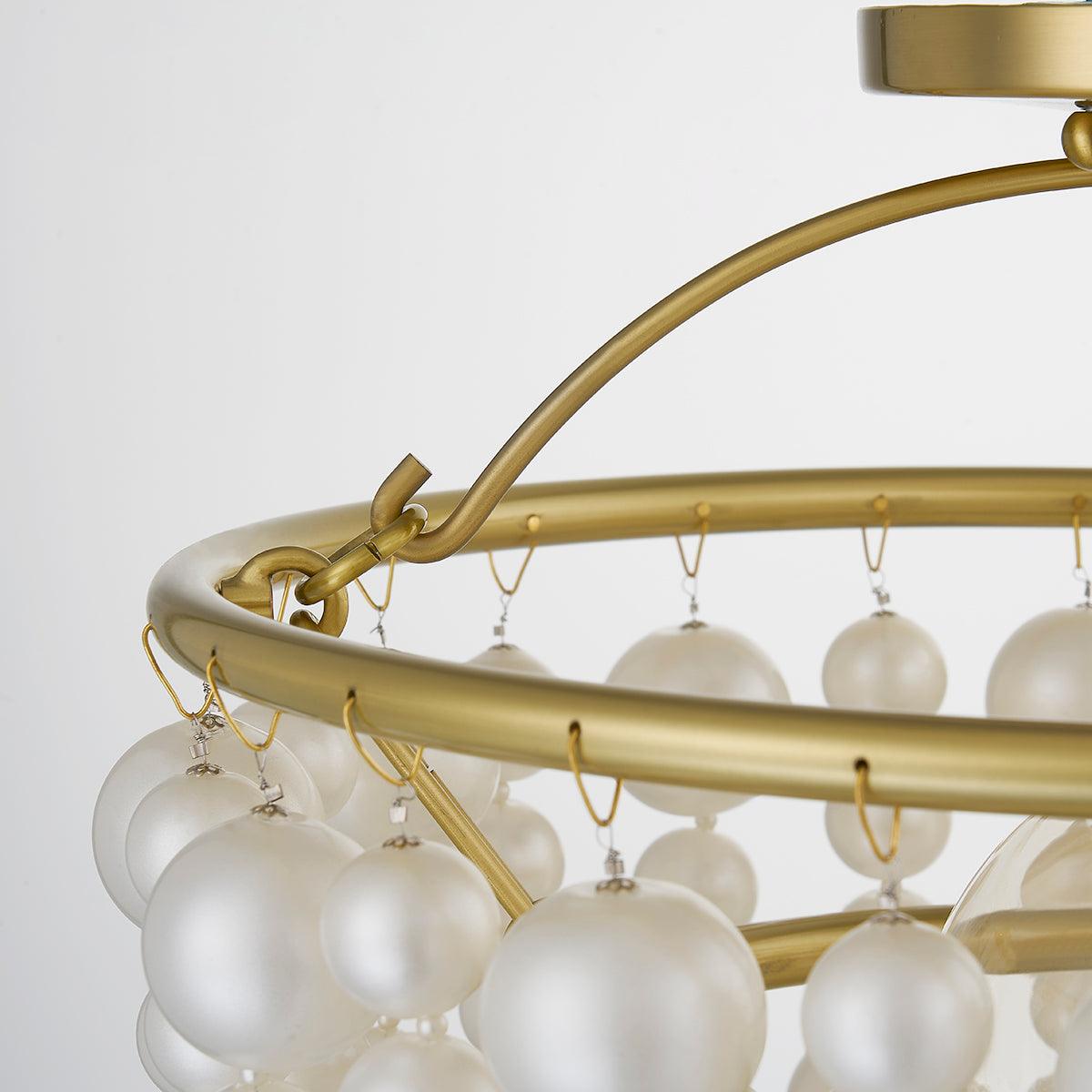 Mitzi Kinsley 1 Light Semi Flush Mount FLUSH MOUNT LIGHTING