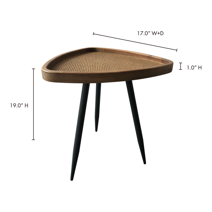 American Home Furniture | Moe's Home Collection - Rollo Rattan Side Table