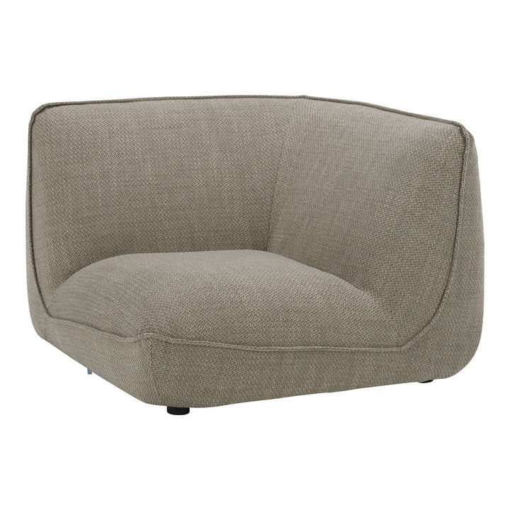 American Home Furniture | Moe's Home Collection - Zeppelin Corner Chair Speckled Pumice