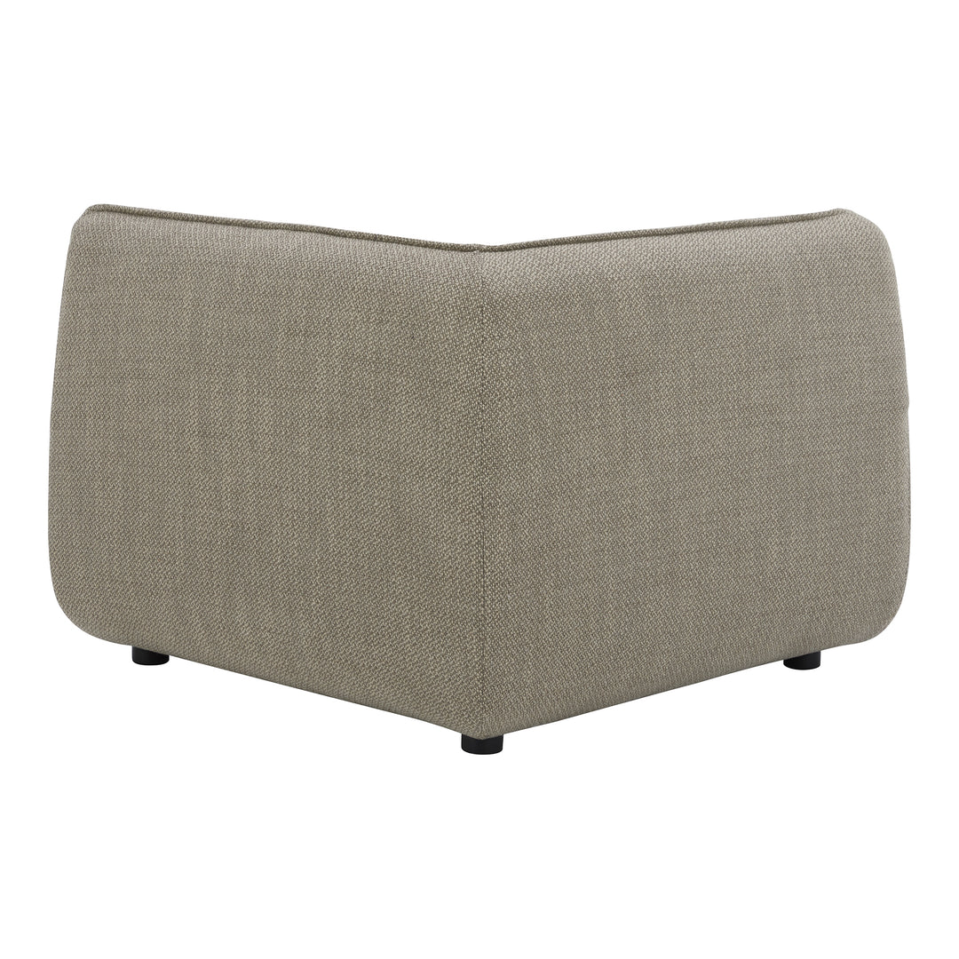 American Home Furniture | Moe's Home Collection - Zeppelin Corner Chair Speckled Pumice