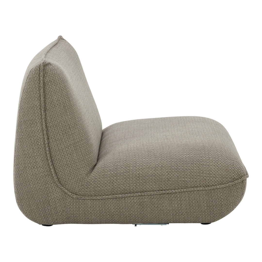 American Home Furniture | Moe's Home Collection - Zeppelin Slipper Chair Speckled Pumice