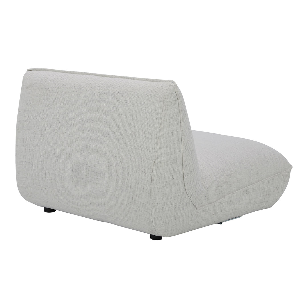 American Home Furniture | Moe's Home Collection - Zeppelin Slipper Chair Salt Stone White