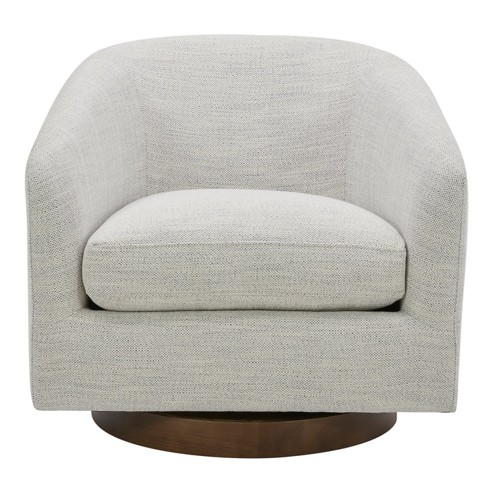 American Home Furniture | Moe's Home Collection - Oscy Swivel Chair Splashed White