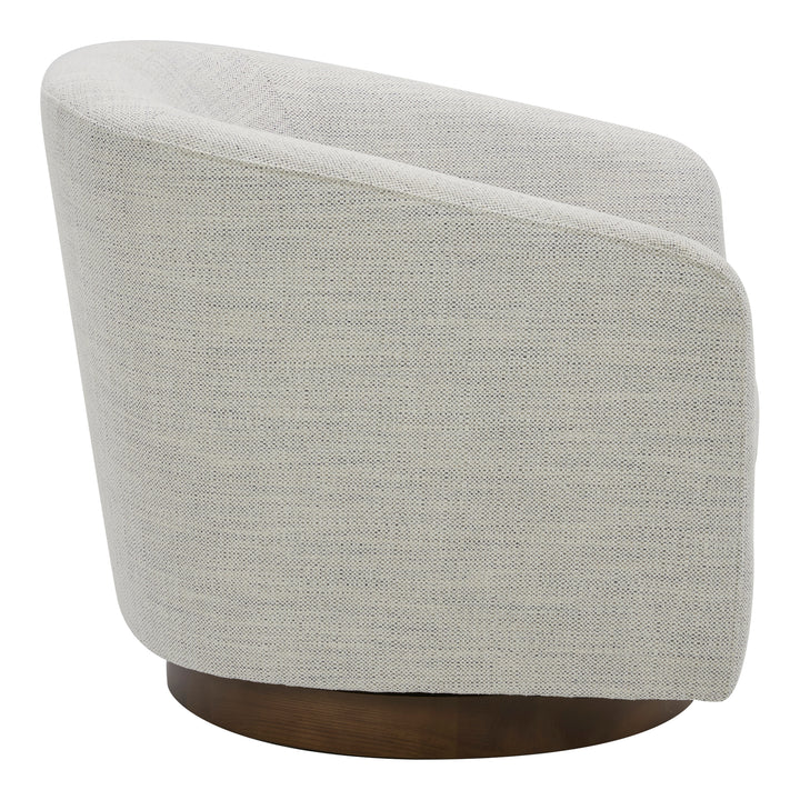 American Home Furniture | Moe's Home Collection - Oscy Swivel Chair Splashed White