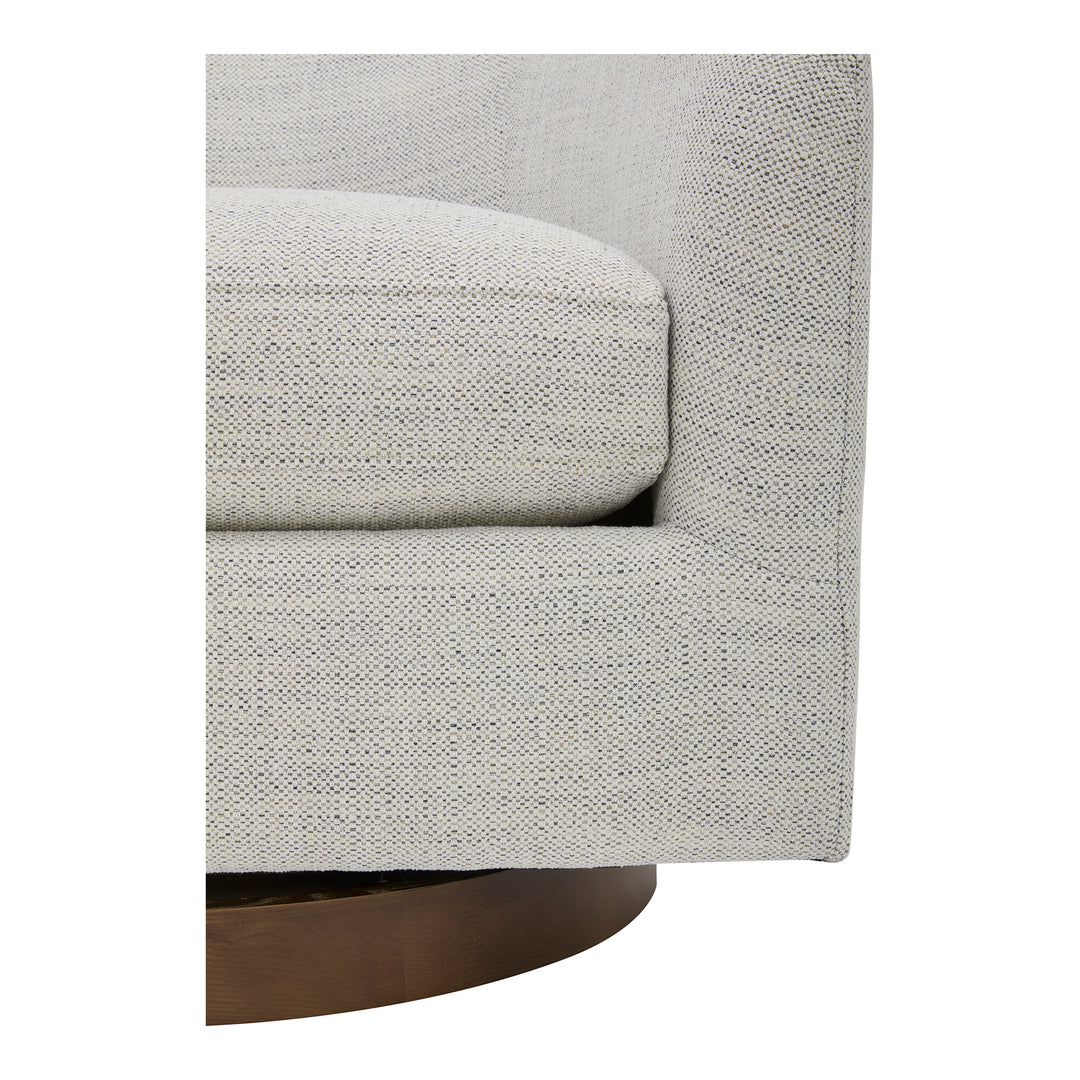 American Home Furniture | Moe's Home Collection - Oscy Swivel Chair Splashed White