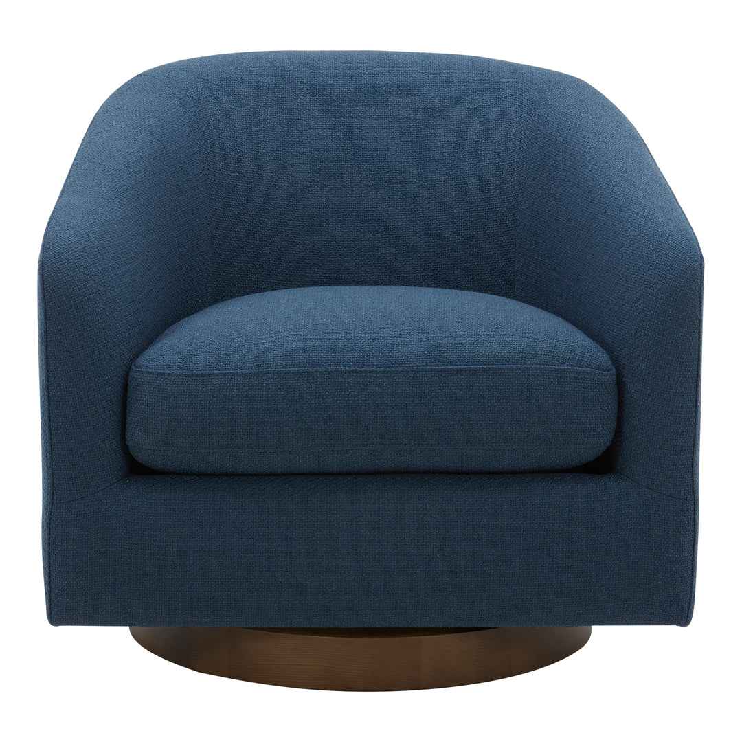 American Home Furniture | Moe's Home Collection - Oscy Swivel Chair Dark Atlantic