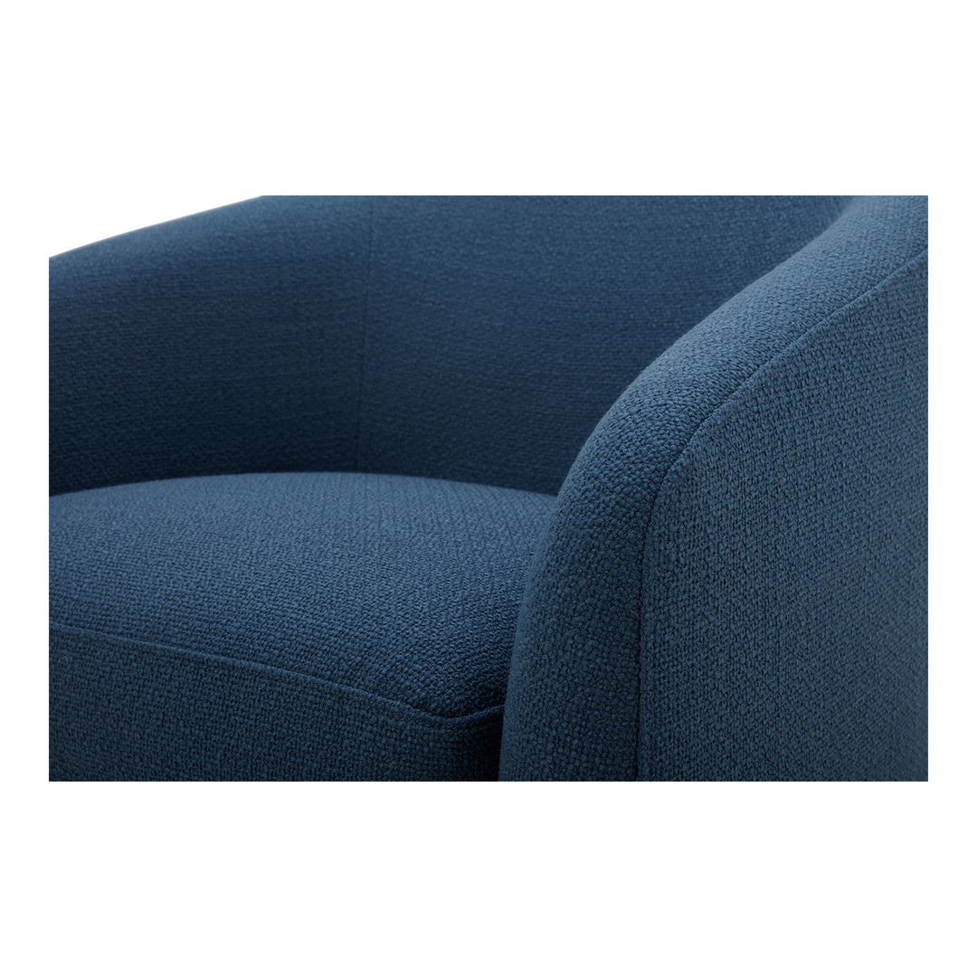 American Home Furniture | Moe's Home Collection - Oscy Swivel Chair Dark Atlantic