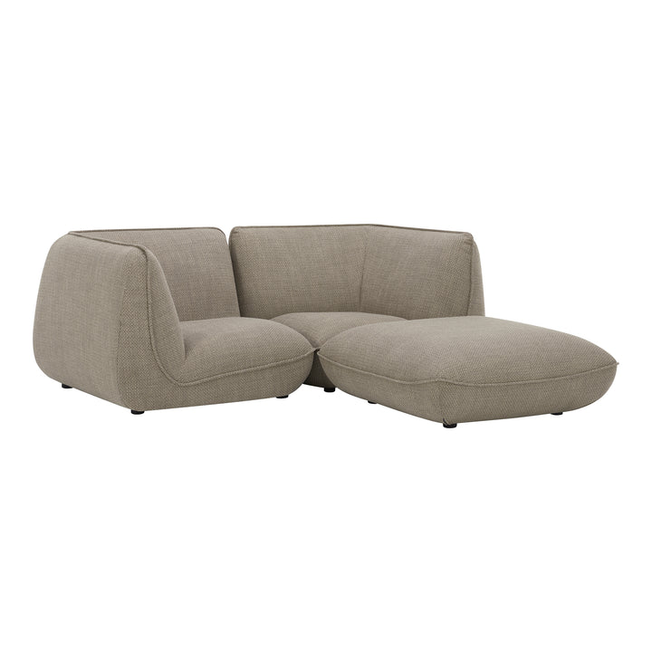 American Home Furniture | Moe's Home Collection - Zeppelin Nook Modular Sectional Speckled Pumice