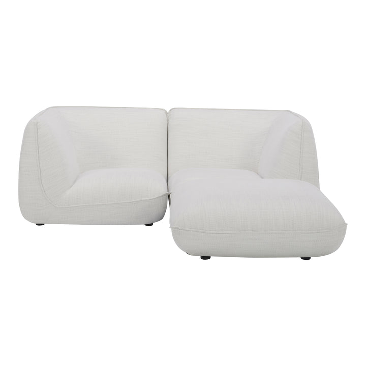 American Home Furniture | Moe's Home Collection - Zeppelin Nook Modular Sectional Salt Stone White