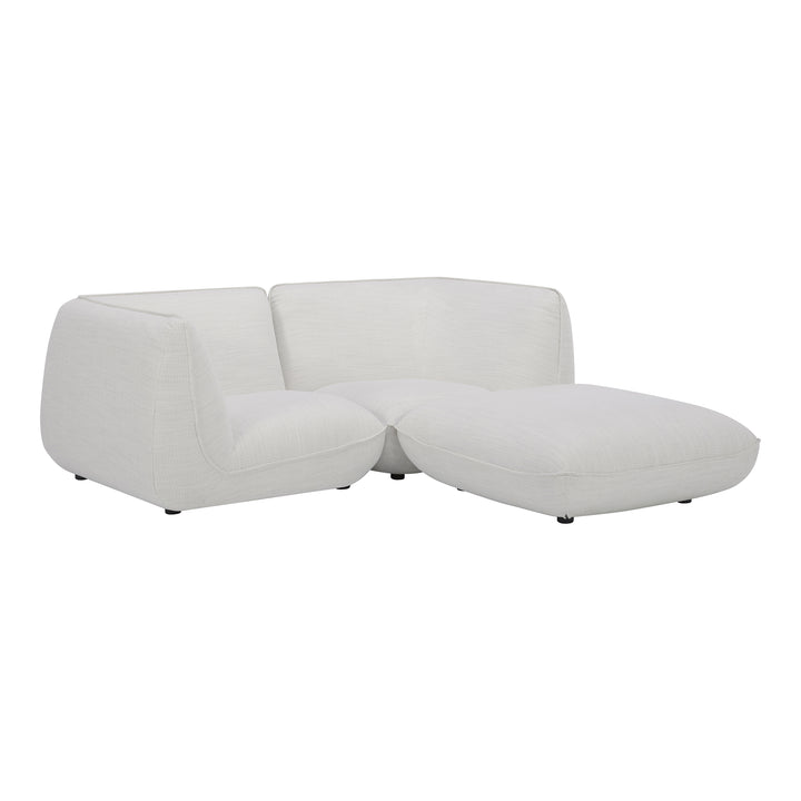 American Home Furniture | Moe's Home Collection - Zeppelin Nook Modular Sectional Salt Stone White