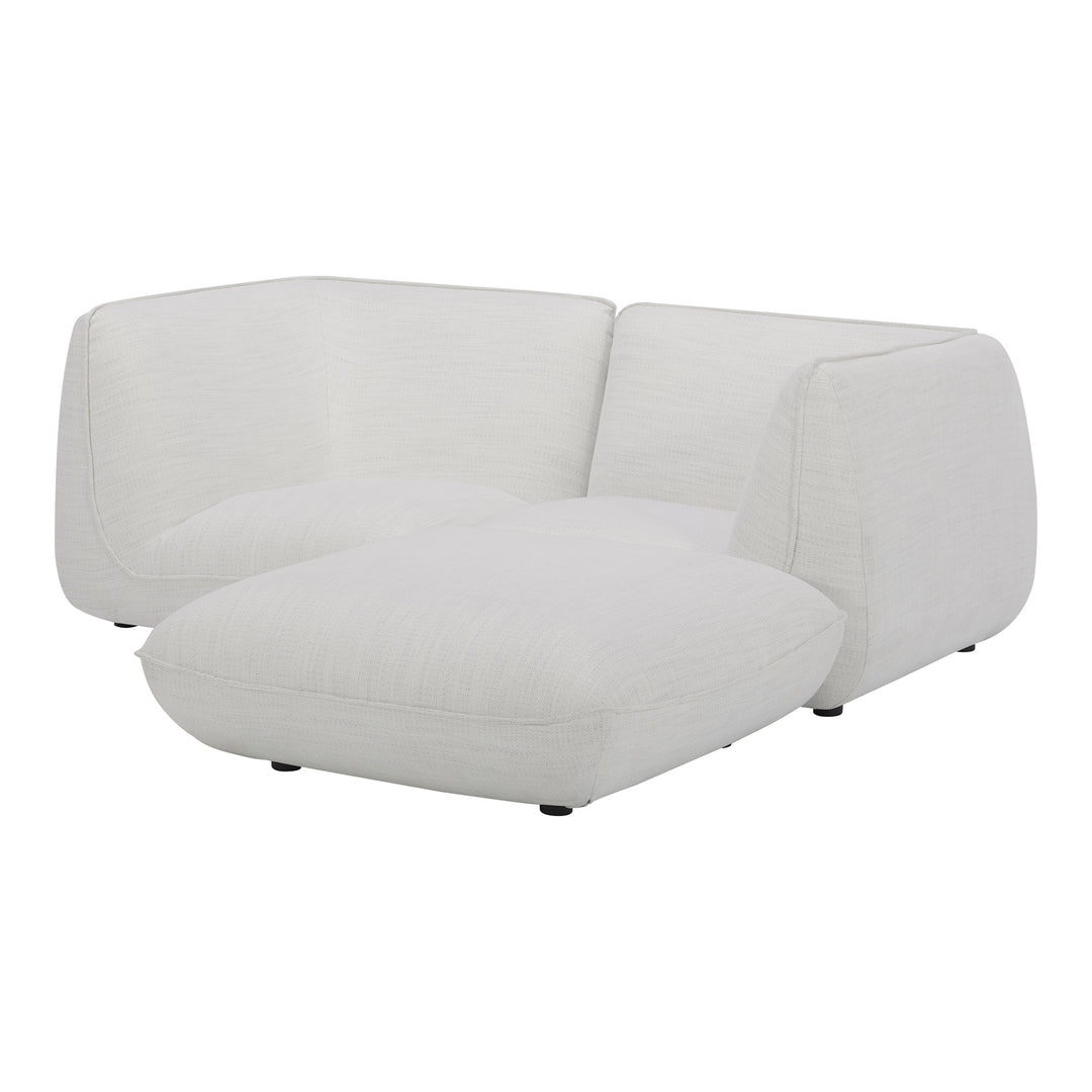 American Home Furniture | Moe's Home Collection - Zeppelin Nook Modular Sectional Salt Stone White