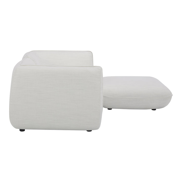 American Home Furniture | Moe's Home Collection - Zeppelin Nook Modular Sectional Salt Stone White