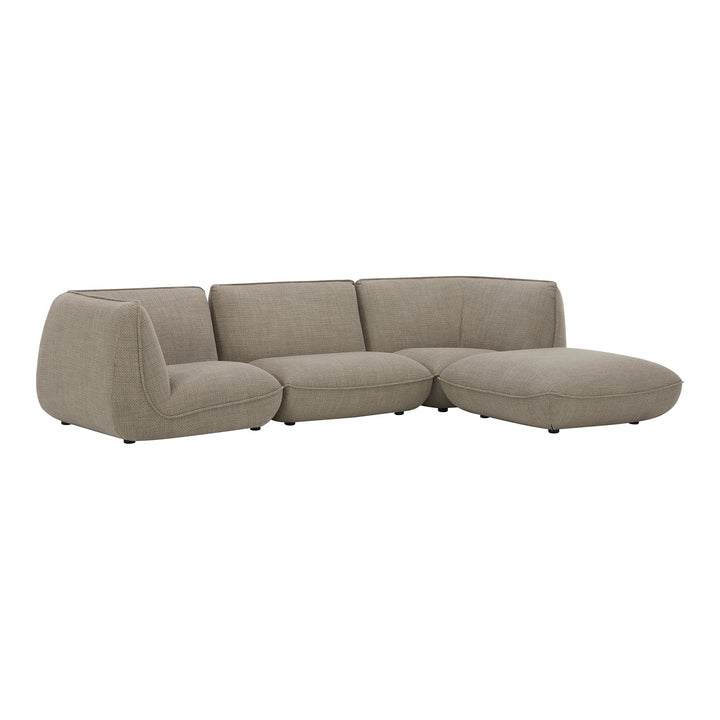 American Home Furniture | Moe's Home Collection - Zeppelin Lounge Modular Sectional Speckled Pumice