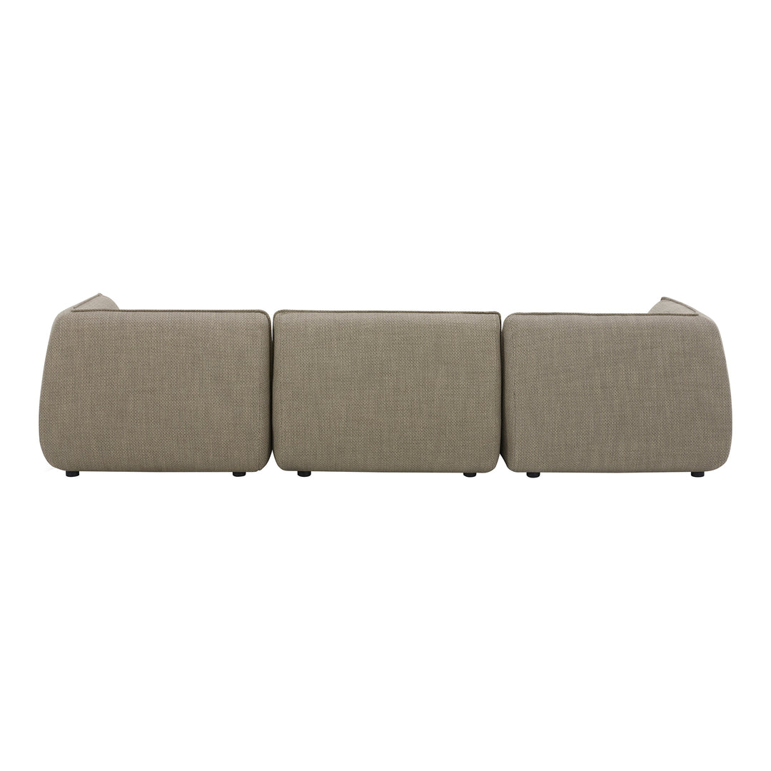 American Home Furniture | Moe's Home Collection - Zeppelin Lounge Modular Sectional Speckled Pumice