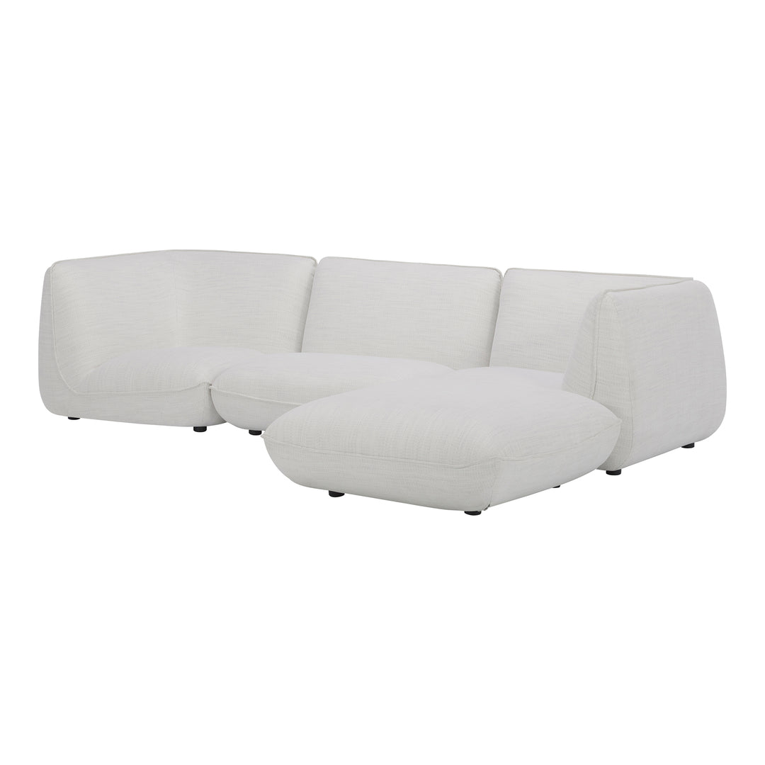 American Home Furniture | Moe's Home Collection - Zeppelin Lounge Modular Sectional Salt Stone White