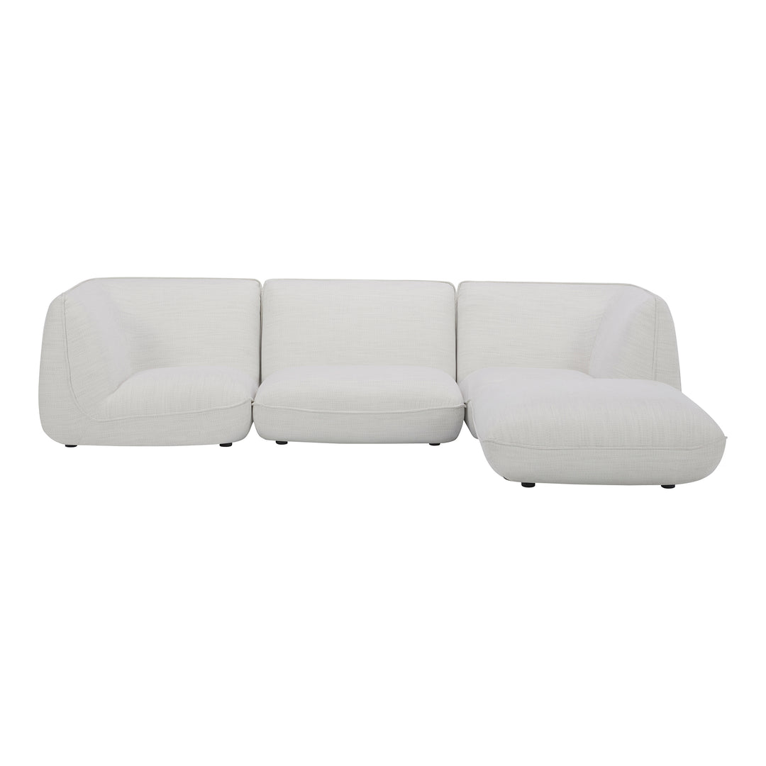 American Home Furniture | Moe's Home Collection - Zeppelin Lounge Modular Sectional Salt Stone White