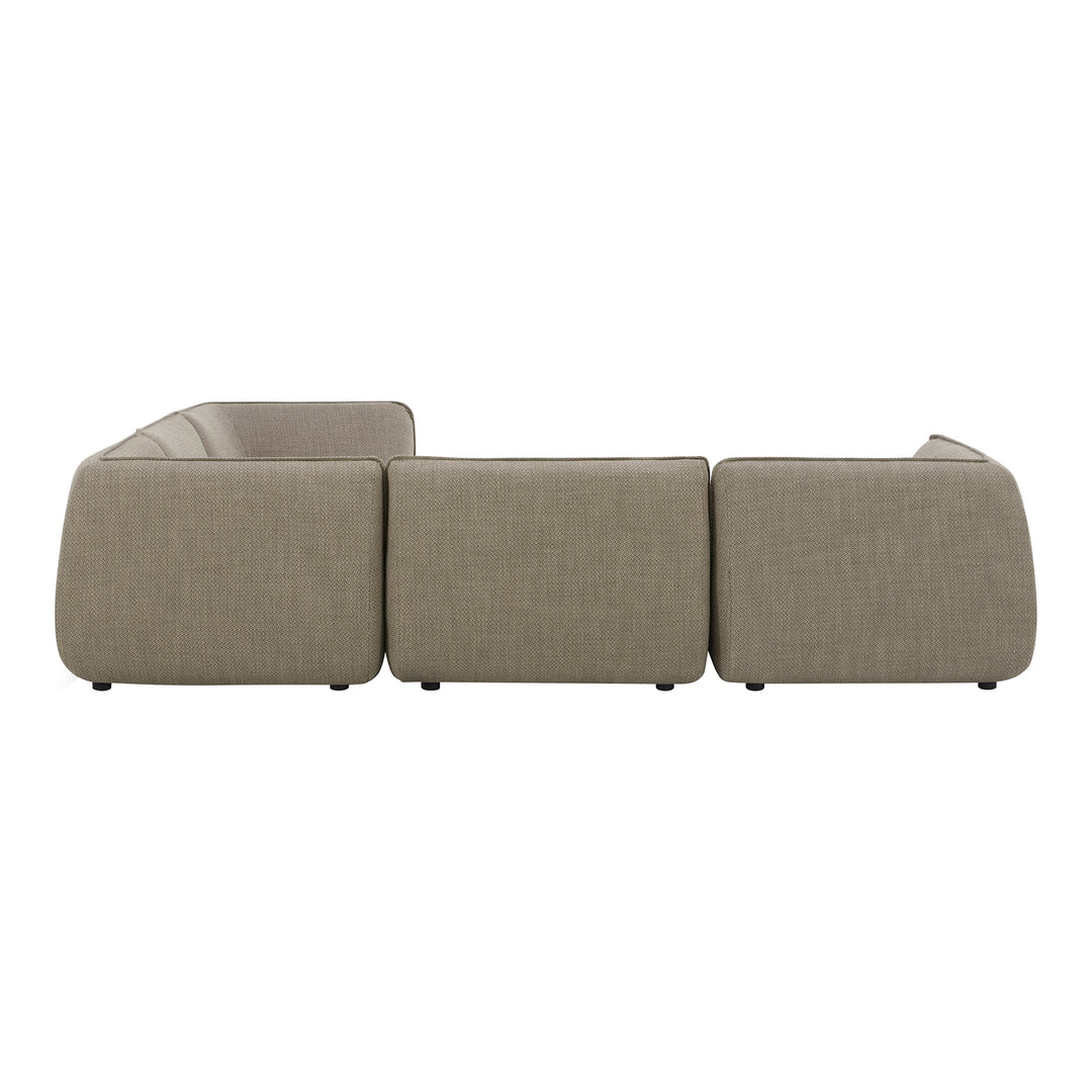 American Home Furniture | Moe's Home Collection - Zeppelin Classic L Modular Sectional Speckled Pumice