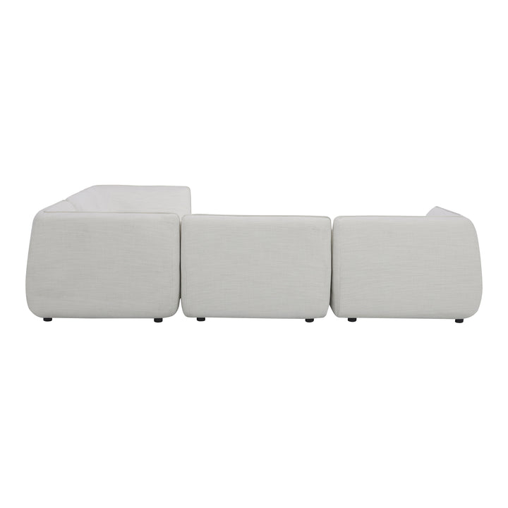 American Home Furniture | Moe's Home Collection - Zeppelin Classic L Modular Sectional Salt Stone White