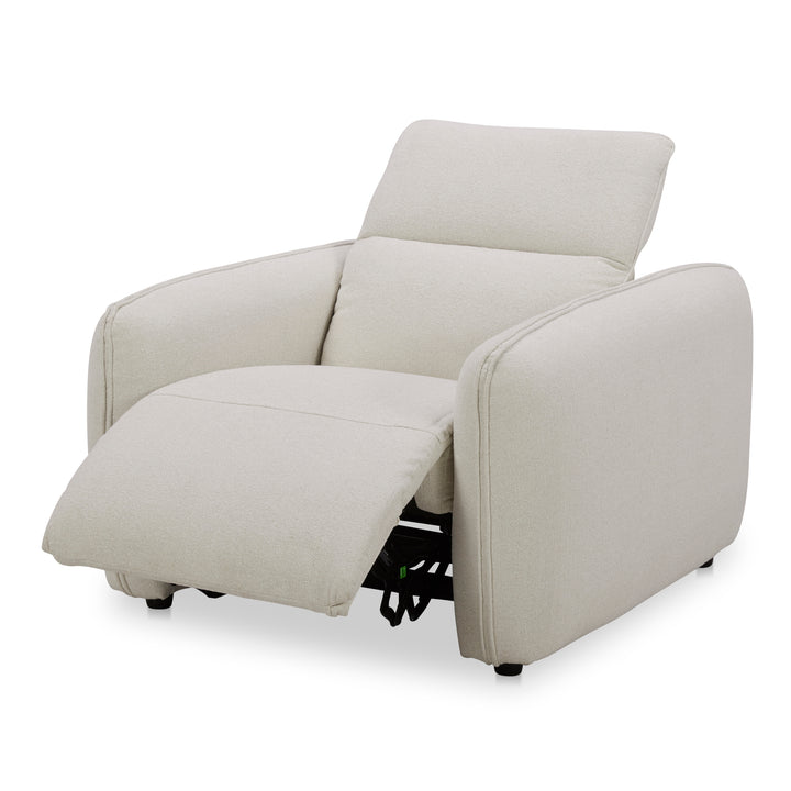 American Home Furniture | Moe's Home Collection - Eli Power Recliner Chair Warm White