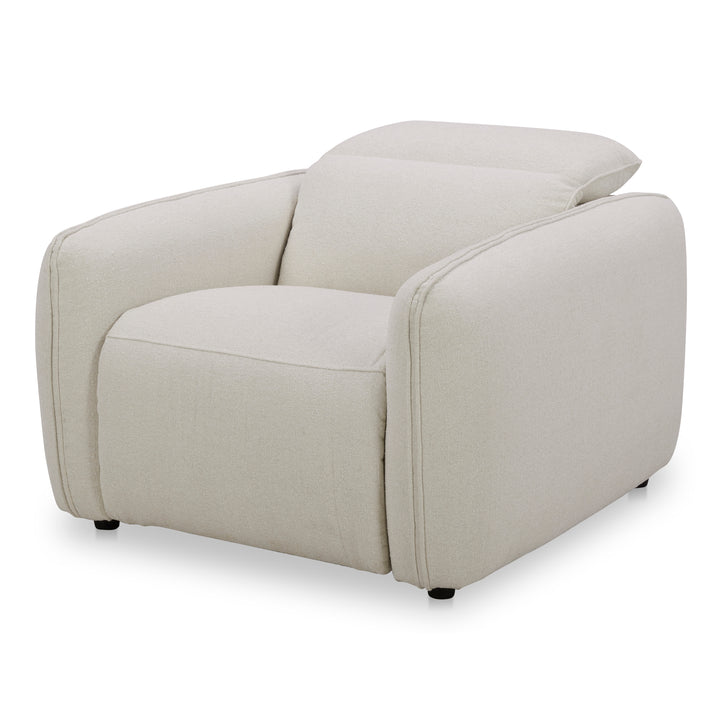 American Home Furniture | Moe's Home Collection - Eli Power Recliner Chair Warm White