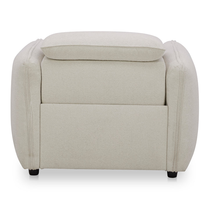 American Home Furniture | Moe's Home Collection - Eli Power Recliner Chair Warm White