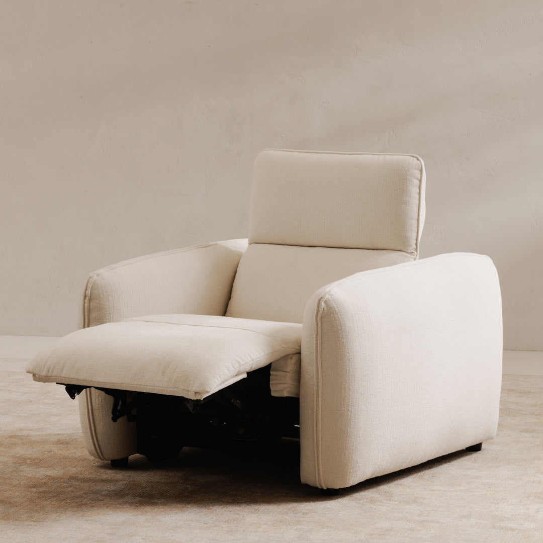 American Home Furniture | Moe's Home Collection - Eli Power Recliner Chair Warm White