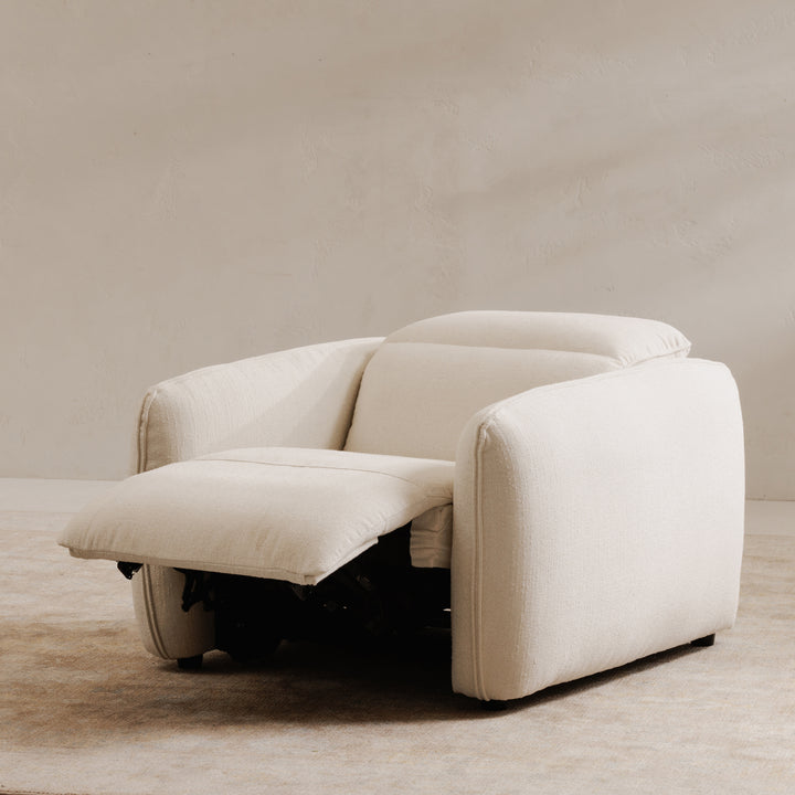 American Home Furniture | Moe's Home Collection - Eli Power Recliner Chair Warm White