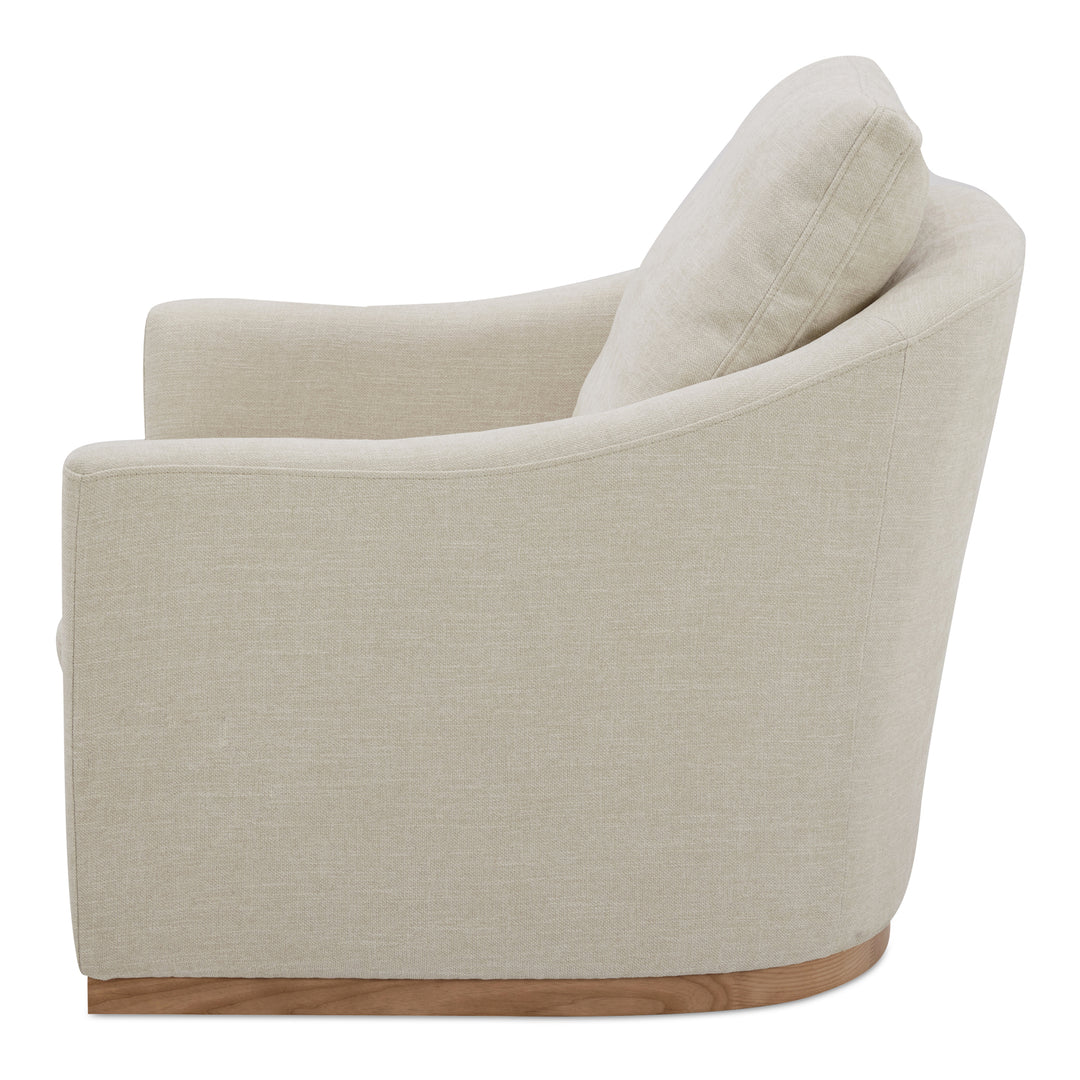 American Home Furniture | Moe's Home Collection - Linden Swivel Chair Soft Beige