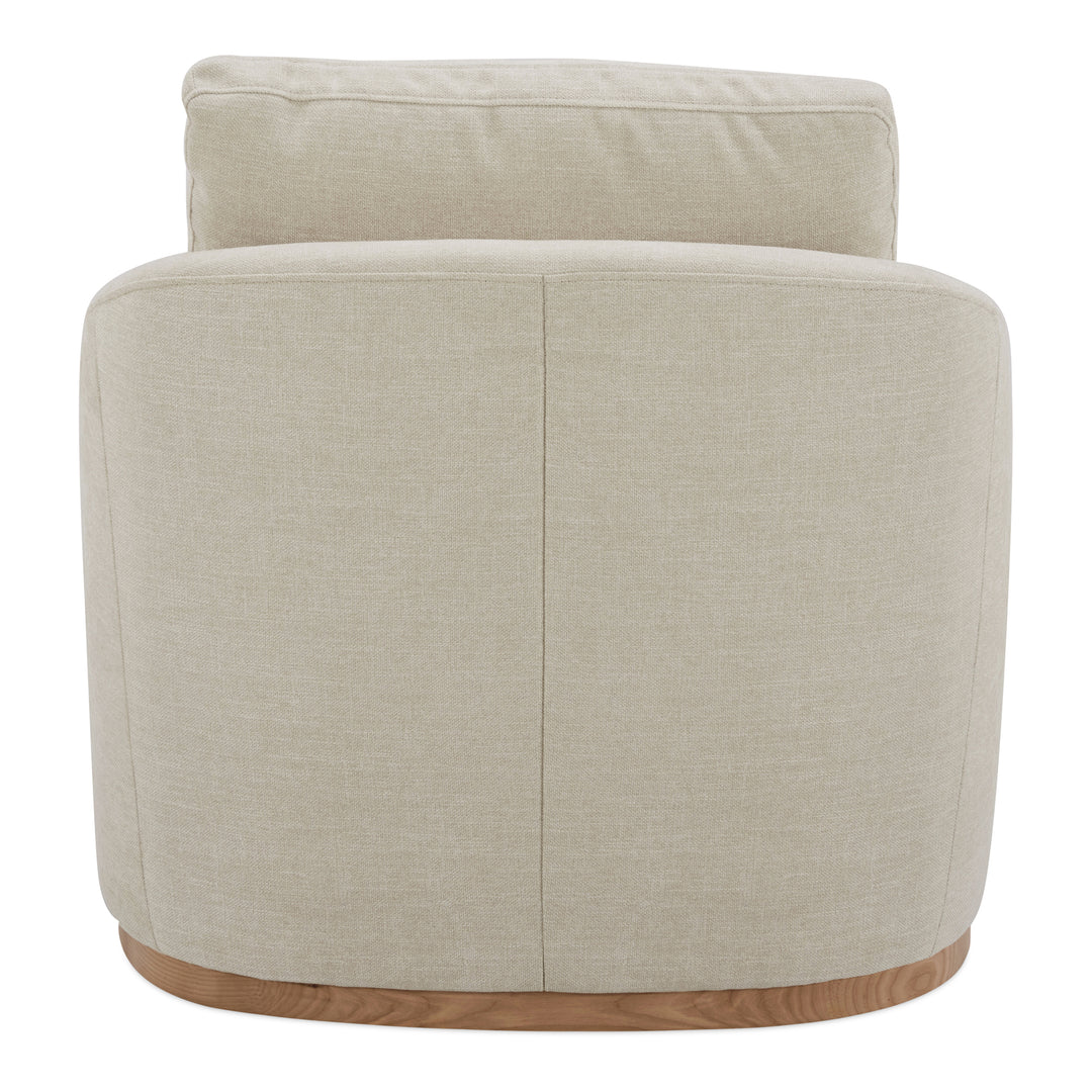 American Home Furniture | Moe's Home Collection - Linden Swivel Chair Soft Beige