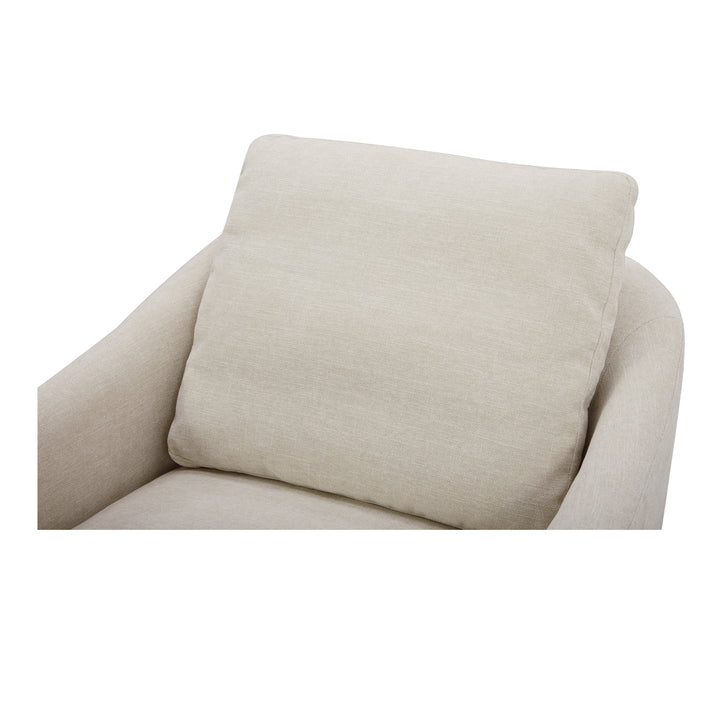 American Home Furniture | Moe's Home Collection - Linden Swivel Chair Soft Beige