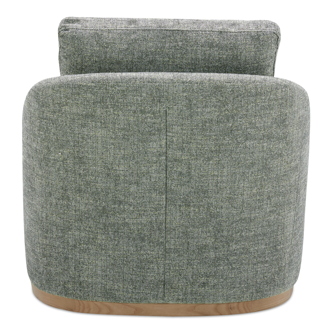 American Home Furniture | Moe's Home Collection - Linden Swivel Chair Slated Moss