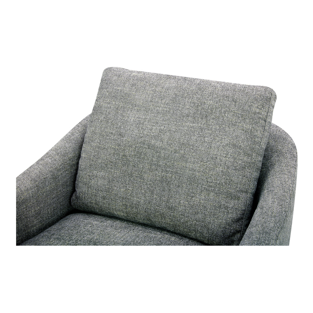 American Home Furniture | Moe's Home Collection - Linden Swivel Chair Slated Moss