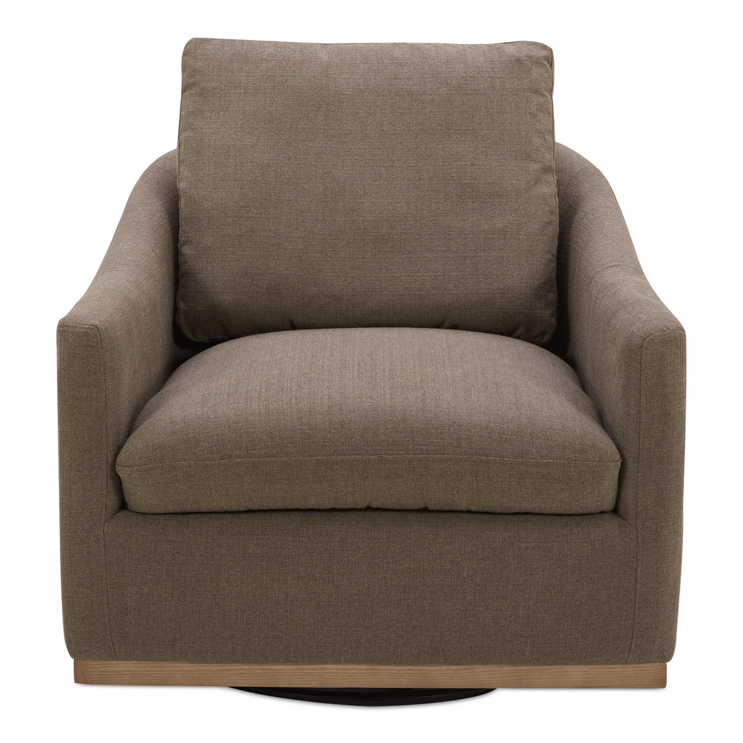 American Home Furniture | Moe's Home Collection - Linden Swivel Chair Soft Taupe