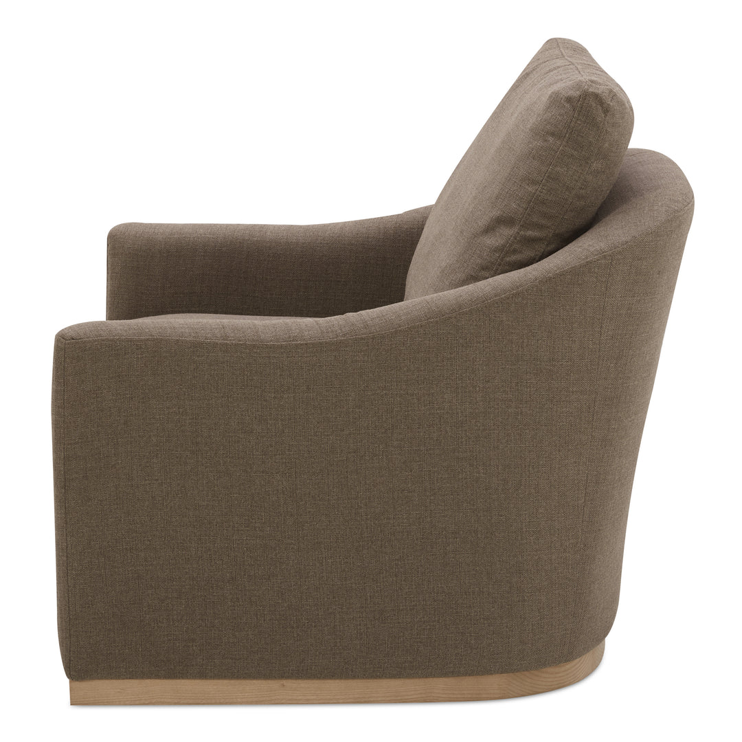 American Home Furniture | Moe's Home Collection - Linden Swivel Chair Soft Taupe