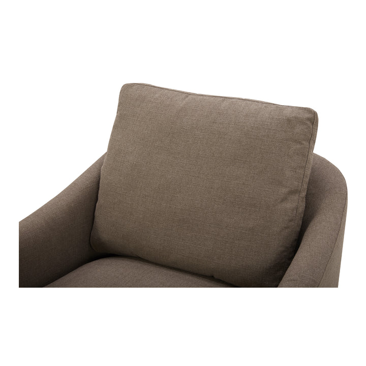 American Home Furniture | Moe's Home Collection - Linden Swivel Chair Soft Taupe